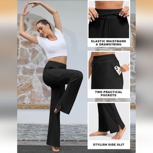 AD DIGI Wide-Leg BEFORE, DURING AFTER WORKOUT, DANCE, YOGA, ETC Pants